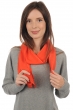 Cashmere & Silk accessories shawls scarva mandarin red 170x25cm